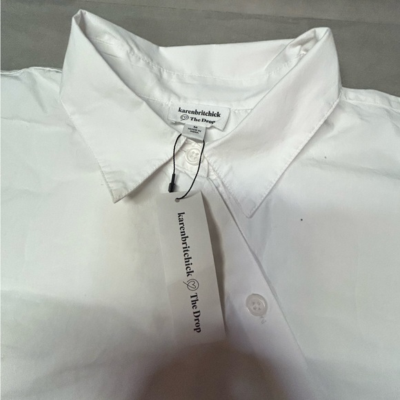 The Drop Button Down Medium Blouse - Picture 5 of 7